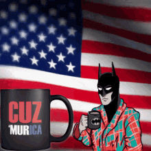 Batman Coffee GIF - Batman Coffee America GIFs