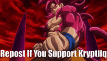 repost if you support kryptiiq with a picture of a cartoon character