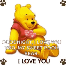 Pooh Love GIF - Pooh Love I Love You GIFs