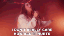 I Dont Reall Care How Bad It Hurts Tate Mcrae GIF