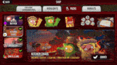 a screenshot of a game that says kitchen chaos on it