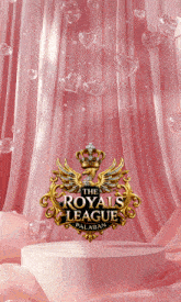 a poster for the royals league palaban with a pink background
