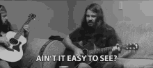 Aint It Easy To See Playing Guitar GIF - Aint It Easy To See Playing Guitar Jamming GIFs