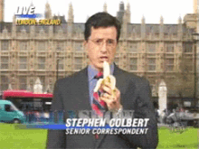 Stephen Colbert GIF - Stephen Colbert Banana GIFs