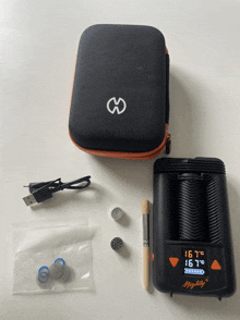 a mighty mighty device is sitting on a white surface