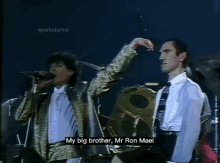 Sparks Ron Mael GIF - Sparks Ron Mael Russell Mael GIFs