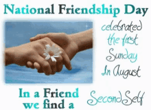 National Friendship Day Happy National Friendship Day GIF - National Friendship Day Happy National Friendship Day Friendship Day GIFs