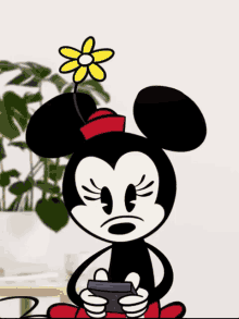 Minnie Mouse Minnie GIF - Minnie Mouse Minnie Texting GIFs
