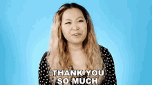Thank You So Much Ellen Chang GIF - Thank You So Much Ellen Chang For3v3rfaithful GIFs