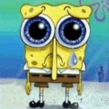 spongebob squarepants, reaction, sad, reactions, mrw, crying, cry