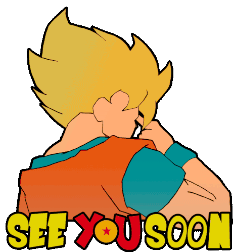 Bye Monday Sticker - Bye Monday Goku Stickers
