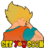 Bye Monday Sticker - Bye Monday Goku Stickers