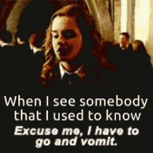Somebody Used To Know Excuse Me GIF - Somebody Used To Know Excuse Me Vomit GIFs