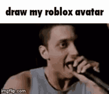 Draw Roblox Avatar GIF - Draw Roblox Avatar Eminem GIFs