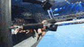 a wrestling match is being broadcasted live on w live