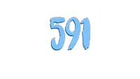 a white background with the number 591 in blue letters