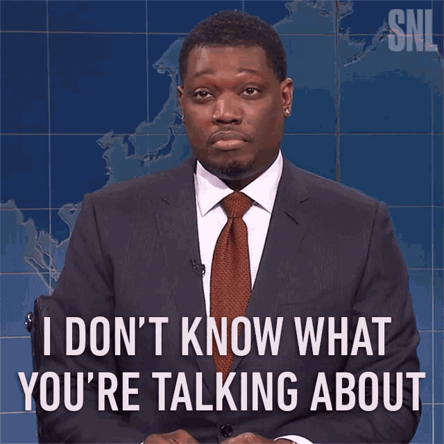 I Dont Know What Youre Talking About Michael Che GIF - I Dont Know What Youre Talking About Michael Che Saturday Night Live GIFs