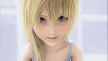 Naminé Talking To Sora Kingdom Hearts GIF