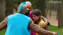 Hugging The Pack GIF - Hugging The Pack Friends GIFs