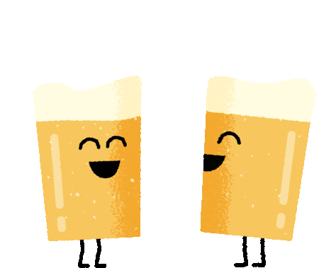 Beer Cheers Sticker - Beer Cheers Happy Stickers