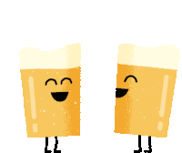 Beer Cheers Sticker - Beer Cheers Happy Stickers