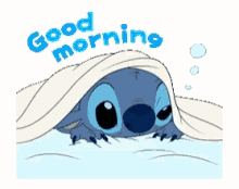 waking up stitch good morning tired sleepy
