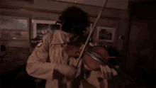rob landes violin violinist musician intense
