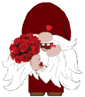 Gnome Roses Are Red Violets Are Blue Poems Sticker - Gnome Roses Are Red Violets Are Blue Poems Valentine'S Day Stickers