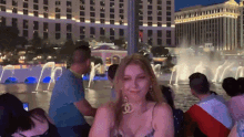 Dancing Girl Happy GIF - Dancing Girl Happy Las Vegas GIFs