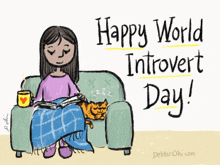 Introvert Introverts GIF - Introvert Introverts Happy Introvert Day GIFs