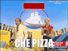 Antonella Elia Che Pizza GIF - Antonella Elia Che Pizza Walk Out GIFs