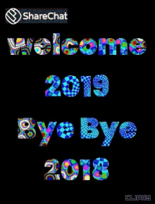 Welcome2019bye Bye2018 नया GIF - Welcome2019bye Bye2018 नया साल GIFs