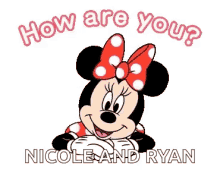 Minnie Mouse How Are You GIF - Minnie Mouse How Are You Nicole GIFs