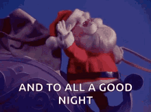 Santa Claus Rudolph GIF - Santa Claus Rudolph Sleigh GIFs