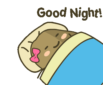 Potato Go To Sleep Sticker - Potato Go To Sleep Goodnight Stickers