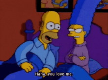 Hahaha You Love Me GIF - Hahaha You Love Me Homer Simpson GIFs