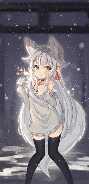 cute anime styled fox girl by jamdoggo -- Fur Affinity [dot] net