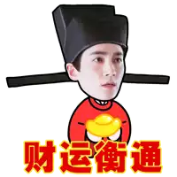 a cartoon of a man wearing a hat and holding a gold coin
