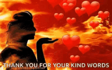 Hearts Thank You GIF - Hearts Thank You Kind Words GIFs
