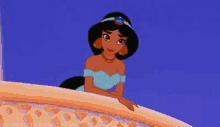 Whatever GIF - Jasmine Aladdin Bored GIFs