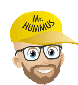 Lovehummus Head Sticker - Lovehummus Hummus Head Stickers