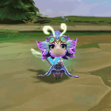 Jumping On A Flower Nixie GIF - Jumping On A Flower Nixie Teamfight Tactics GIFs