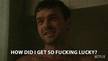 How Did I Get So Fucking Lucky Luke GIF - How Did I Get So Fucking Lucky Luke Fair Play GIFs