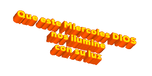 Letras Gifbque Este Miércoles Dios Nos Ilumine Con Su Luz Sticker