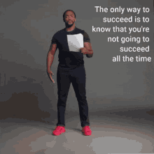 anthony mackie espy the only way to succeed is to know that youre not going to succeed all the time
