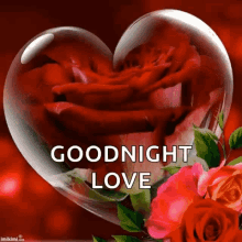 Good Night Flowers GIF - Good Night Flowers Hearts GIFs