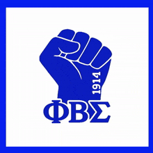 a blue and white poster that says blue phi you know
