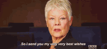 Best Wishes GIF - Judi Dench Best Wishes Good Luck GIFs