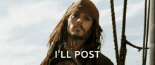 a man with dreadlocks and a bandana on his head says i 'll post .