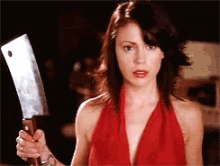 Charmed Phoebe Halliwell GIF - Charmed Phoebe Halliwell Butcher Knife GIFs